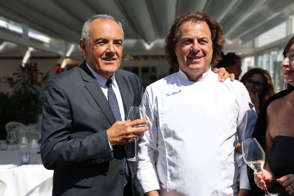 Tino Vettorello con Alberto Barbera
