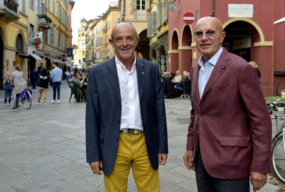 Vincenzo Pincolini con Arrigo Sacchi